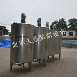 不锈钢液体搅拌罐 河南搅拌罐 久鼎酿酒设备厂